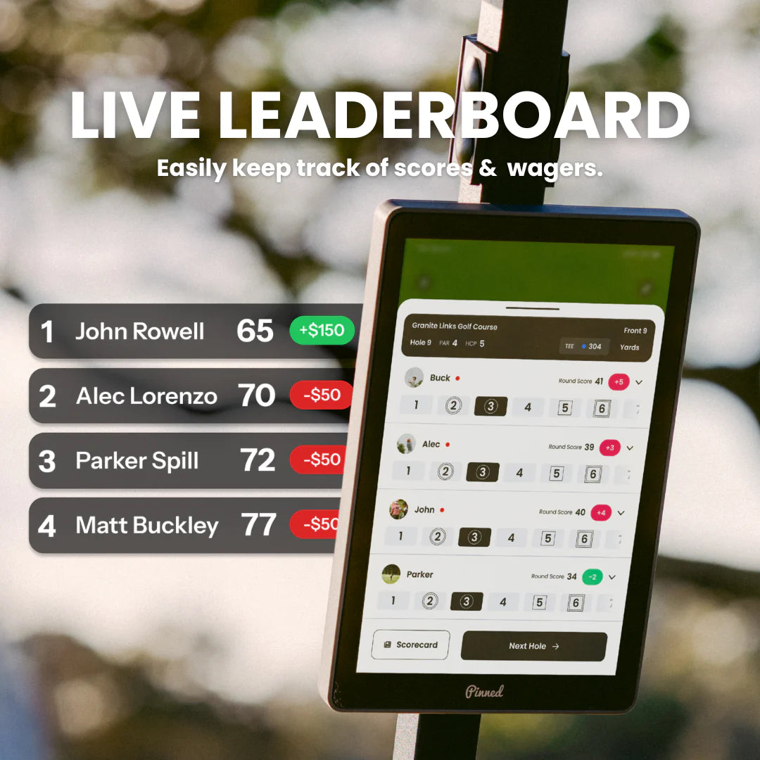 Pinned Golf | Caddie GPS Golf Tablet