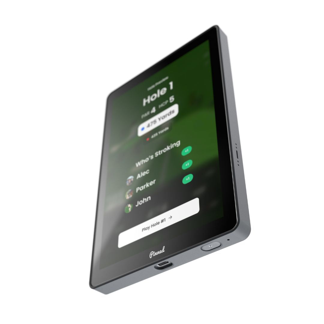 Pinned Golf | Caddie GPS Tablet